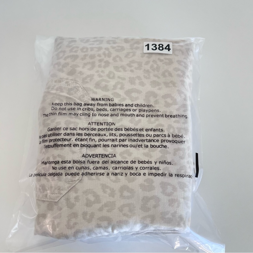 GAP Women's High Waisted Pull On Paper Bag Leopard Print Pants - Picture 11 of 11